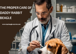 The proper care of Daddy Rabbit Beagle