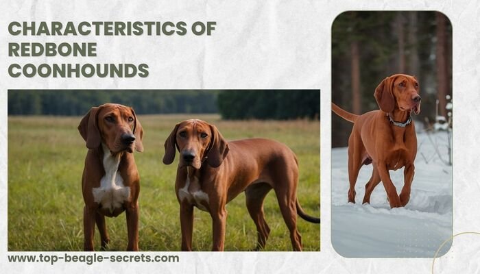 Characteristics of Redbone Coonhounds