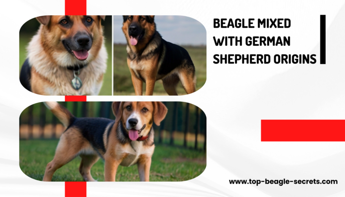 Beagle Mixed with German Shepherd origins