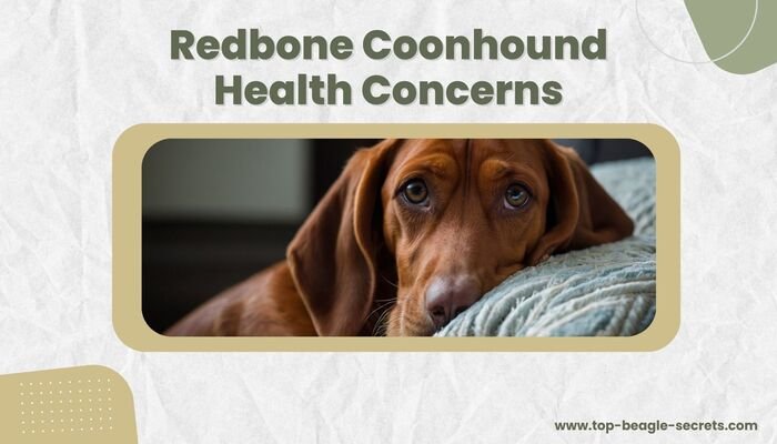 Redbone Coonhound Health concerns